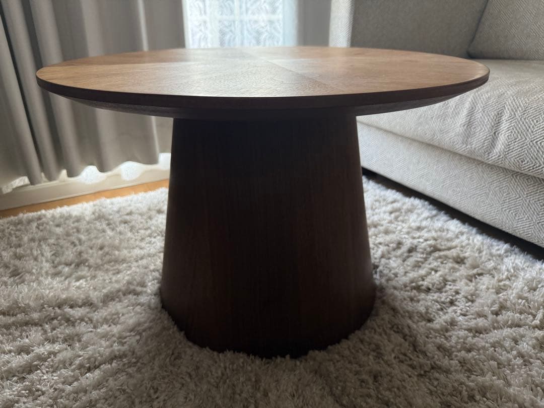 ラウンドテーブル　リビングテーブル　60cm 北欧　おしゃれ　木製