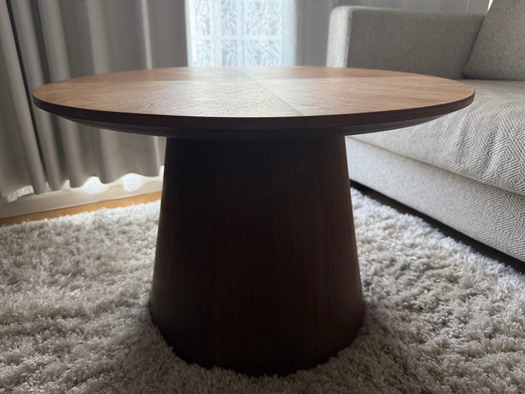 ラウンドテーブル　リビングテーブル　60cm 北欧　おしゃれ　木製