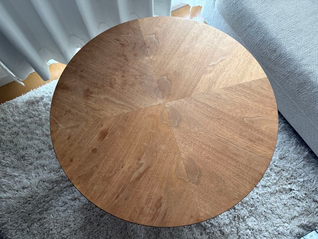 ラウンドテーブル　リビングテーブル　60cm 北欧　おしゃれ　木製
