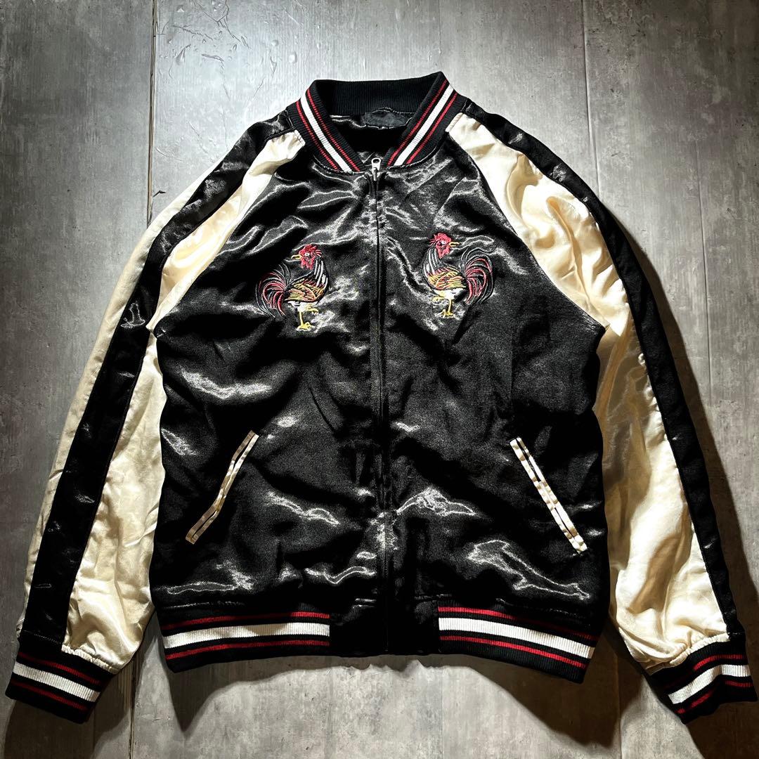 受注限定モデル　希少Lサイズ　浦和レッズ　刺繍　鳥　スカジャン　阿部勇樹　サテン