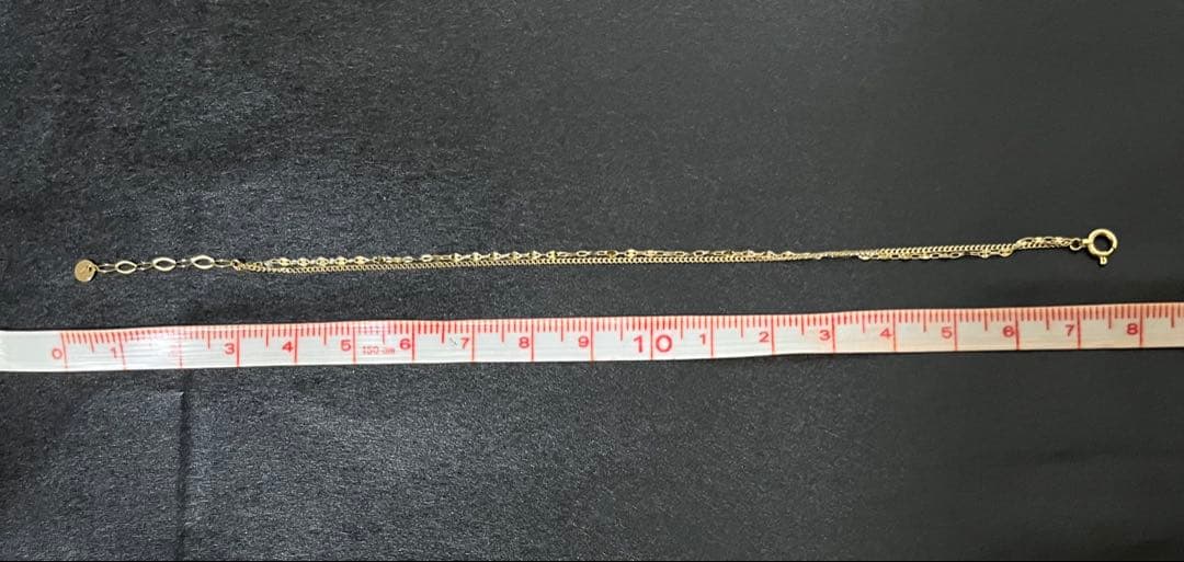 ヴァンドーム青山　K18イエローゴールド ダブルチェーンブレスレット