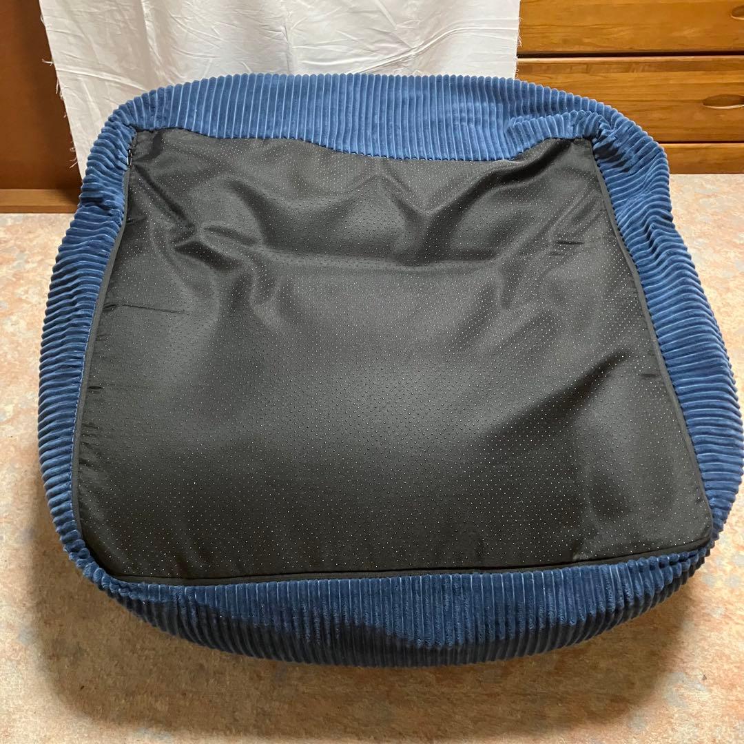 【綺麗】LOOSY（ルージー） ビーズクッション 1人掛けビーズソファ ネイビー