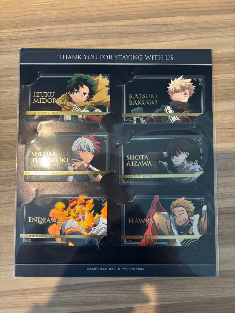 y*u様 ラスト1ヒロアカ × 東急ホテルPLUS ULTRA箔押しカードキーレ