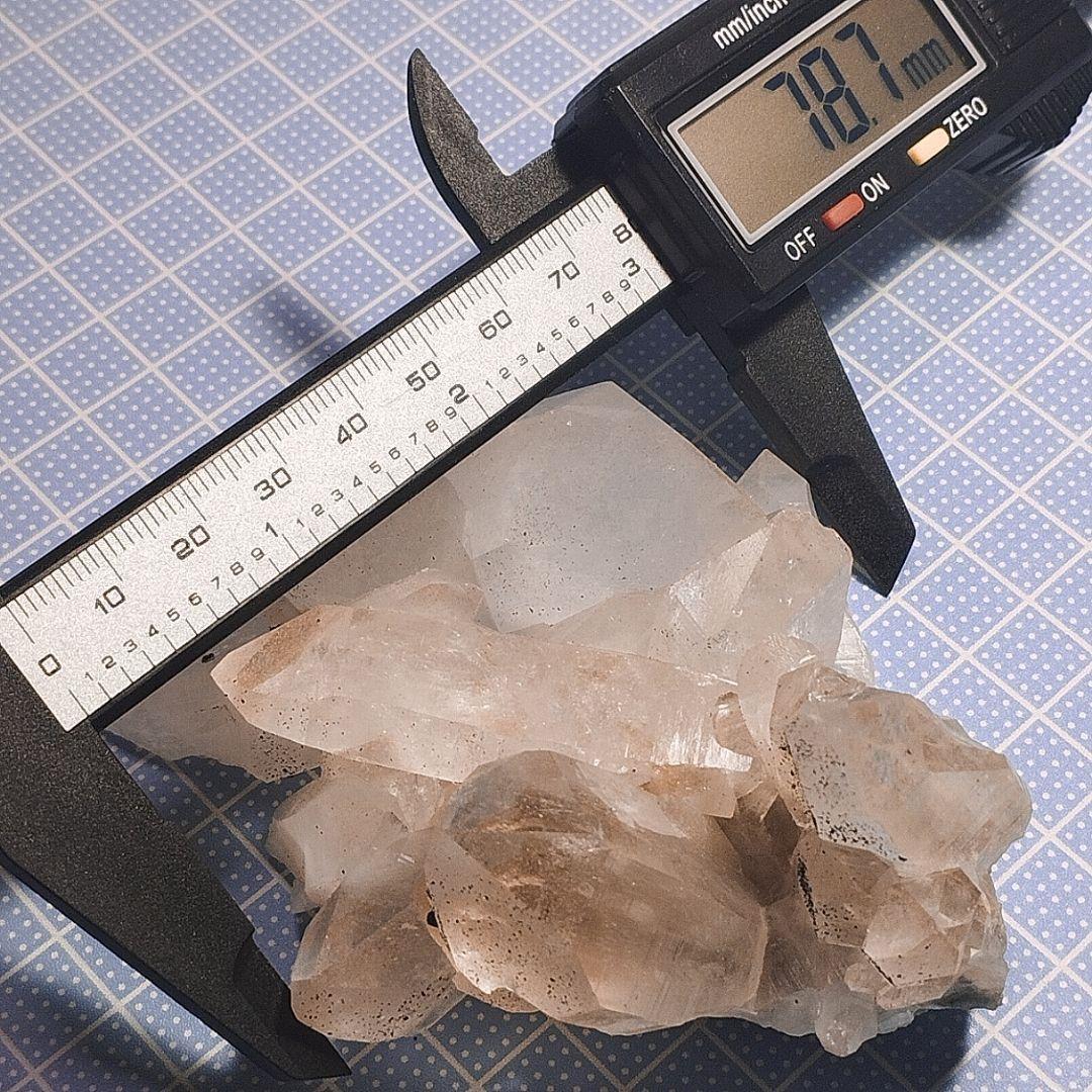 ⑤マニカラン水晶 クラスター原石 ピンクマニカラン レコードキーパー アナテース