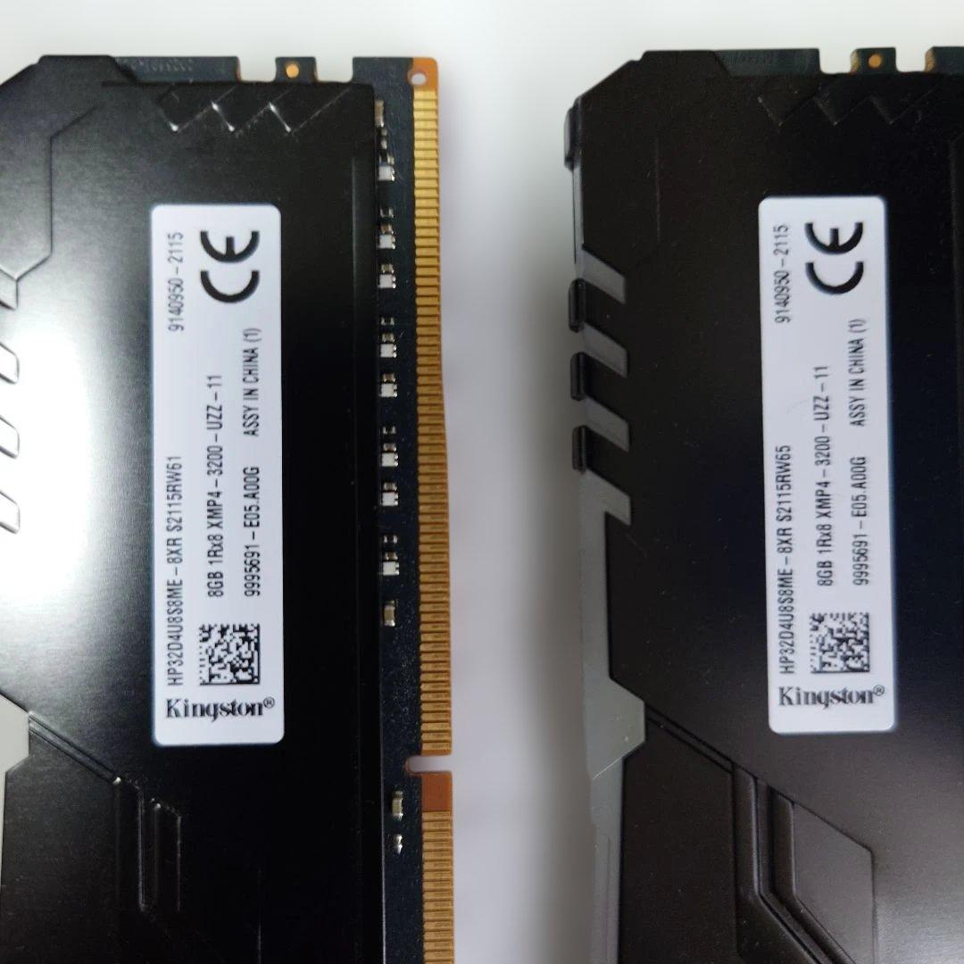 Kingston　DDR4 3200　8GB×2