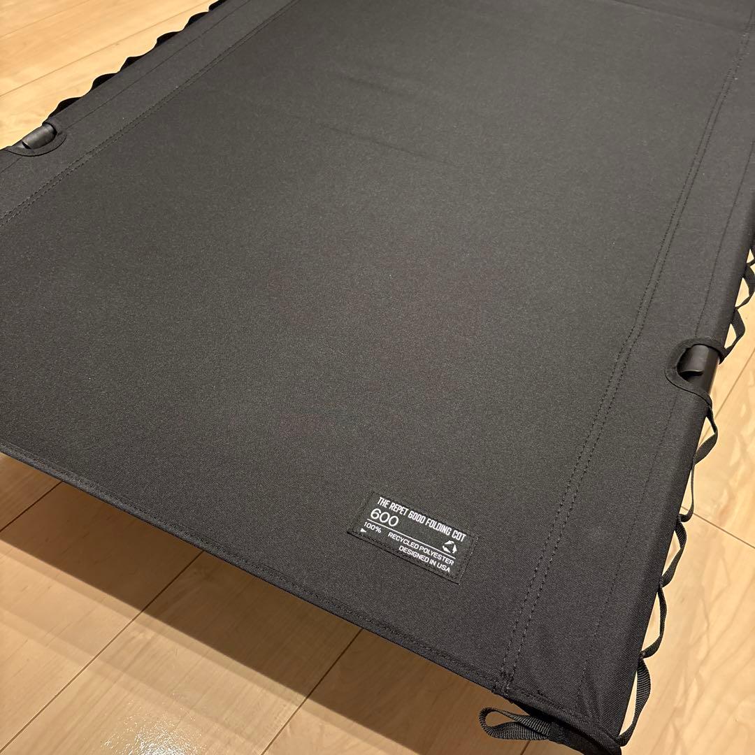 ブルックリンアウトドアカンパニー 600D 2way フォールディングコット　黒