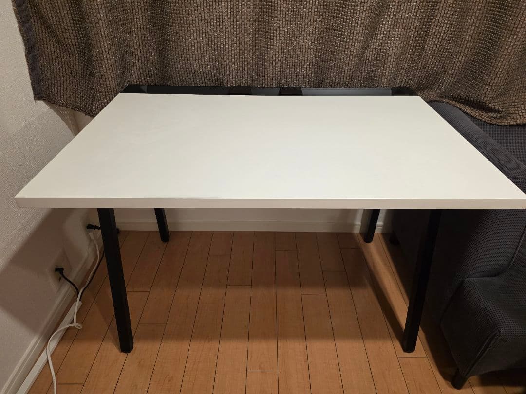 コクヨ LEAN デスク W1000×D700 天板ナチュラル 本体ブラック