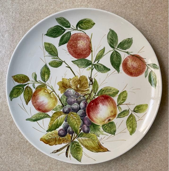 アンティーク イタリア製 絵皿、飾り皿