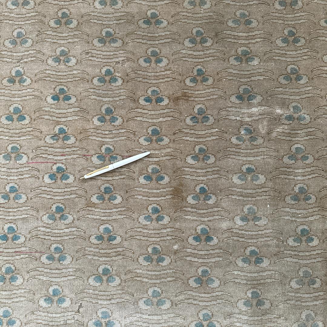 【訳アリ】トルコ ヴィンテージラグ A98 レア 最高級 カイセリ グレージュ