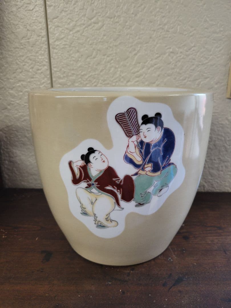 ヴィンテージ　手あぶり火鉢　オールドノリタケ　灰付き　美品