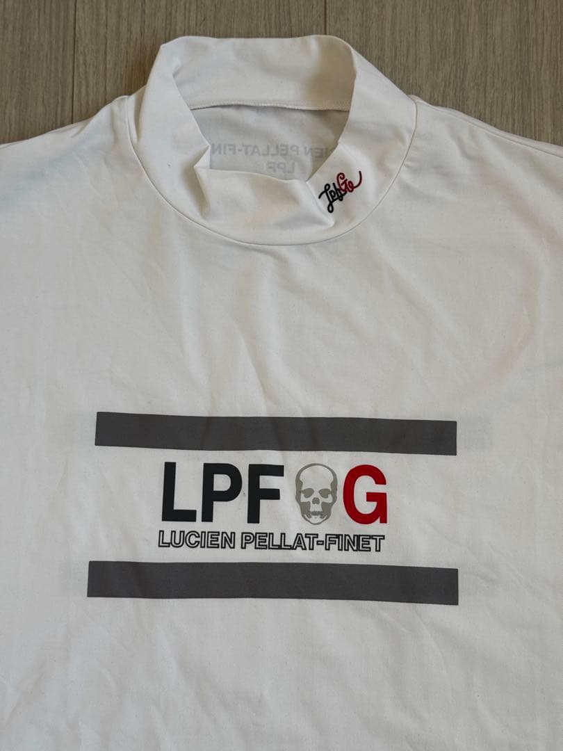 LUCIEN PELLAT-FINET LPFG 2ライン半袖モックネックシャツ