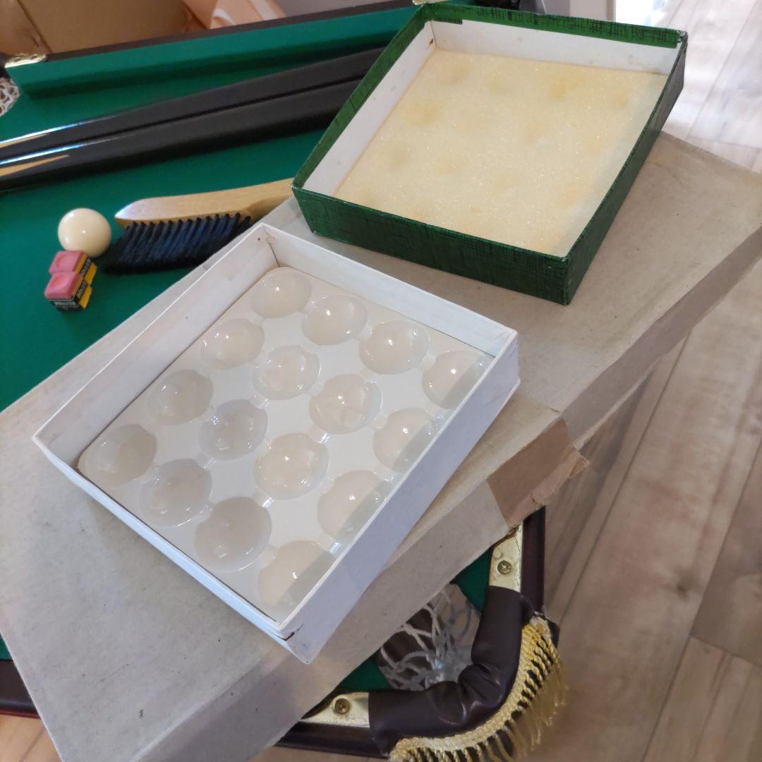 ◤送料込み◢　ヴィンテージ　木製ミニビリヤード　全て揃ってます！