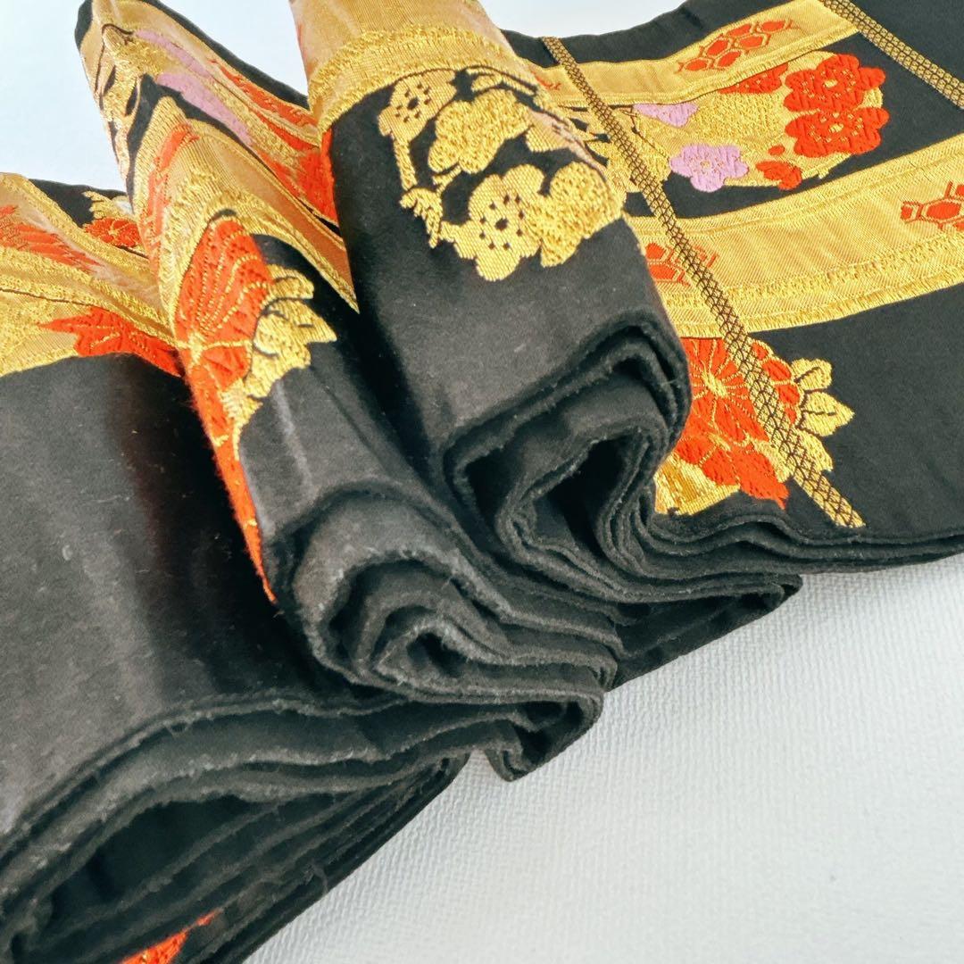 フルセット　七五三７歳女の子　着物　黄緑地　金プリント梅地紋　51219