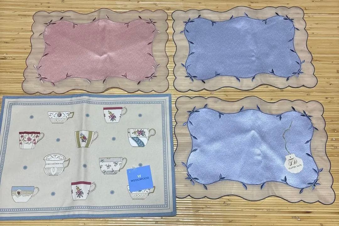 ウェッジウッド他ティーマット6枚セット美品
