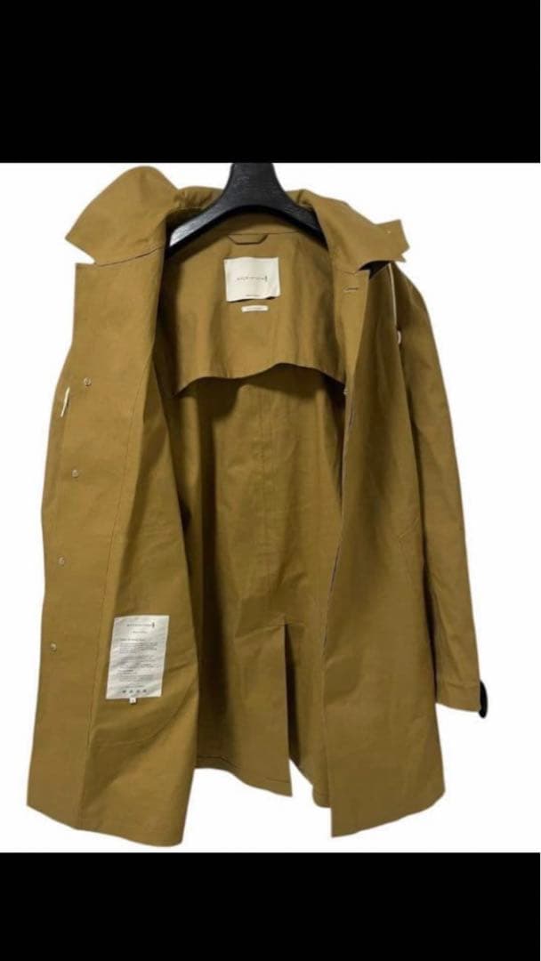 MACKINTOSH /メンズゴム引きコート/フード/オーバーサイズ/美品