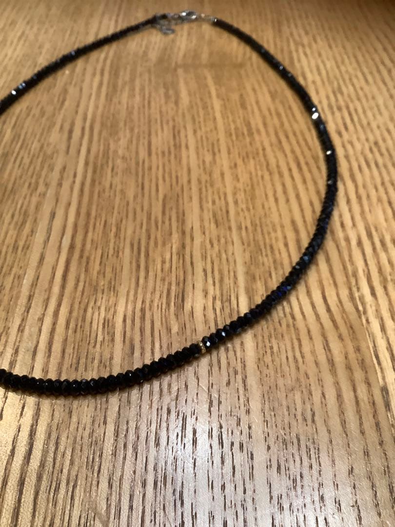 ファイテンブラックスピネルネックレス