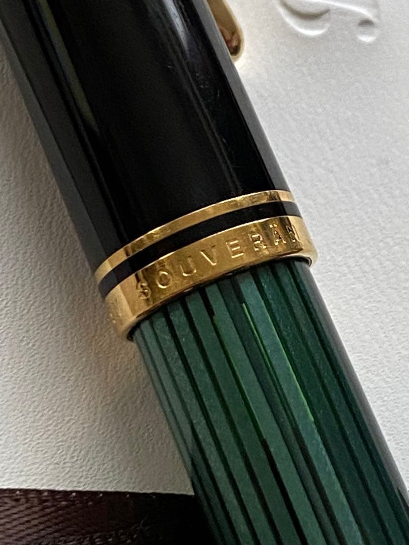 ペリカン Pelikan スーベレーンM400 緑稿　EF 万年筆
