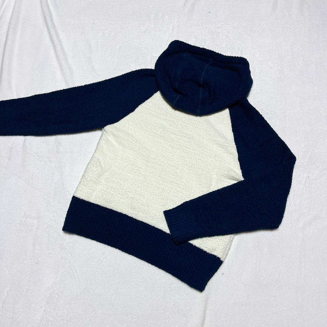 新品　マルボン　malbon　ゴルフ　フード付トップス　ネイビー　レディース