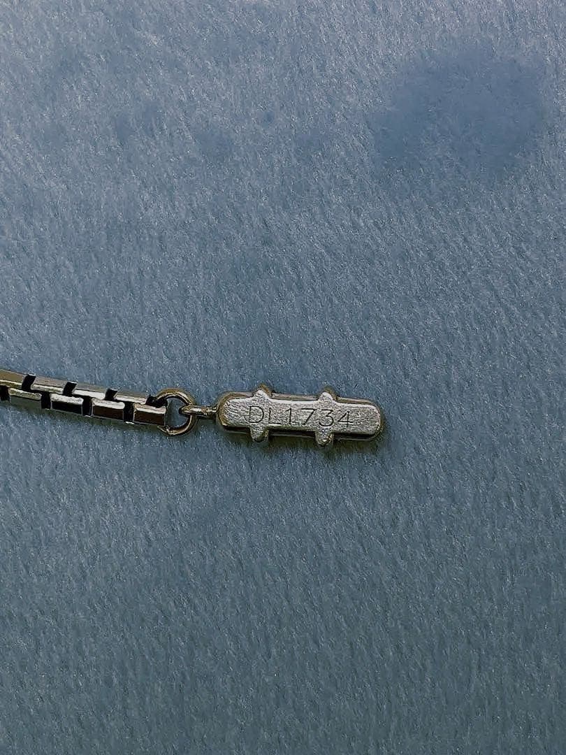 【美品】カルティエ　タンク　チェーンブレスレット　ホワイトゴールド　K18WG