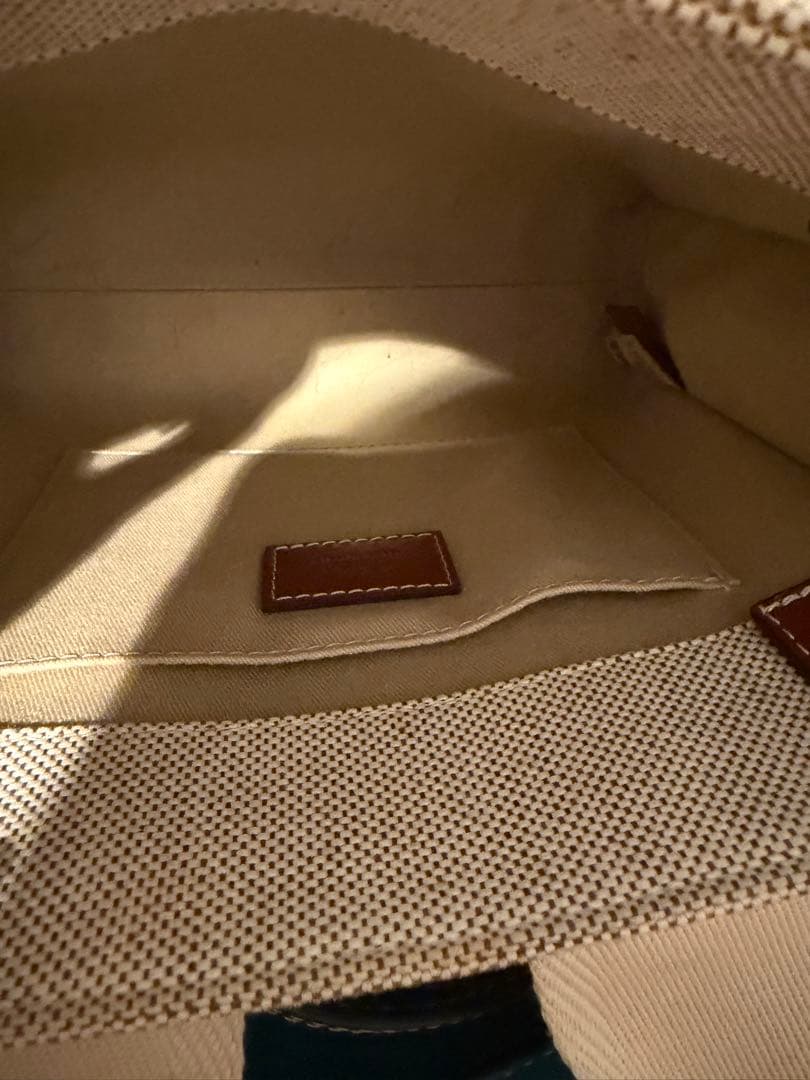 Chloé トートバッグ ベージュ/ブラウン ショルダー付き後期タイプ