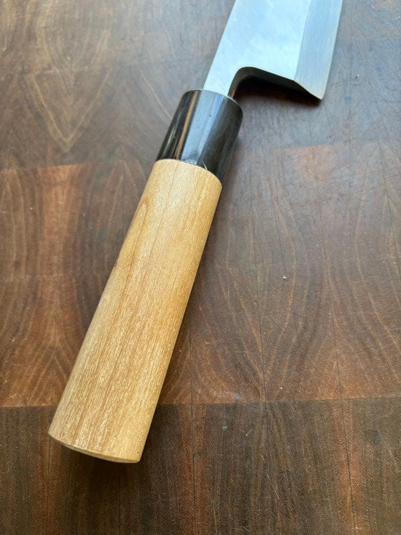 堺打刃物　霞　出刃　180mm 6寸　包丁　白鋼　和包丁　釣り　未使用