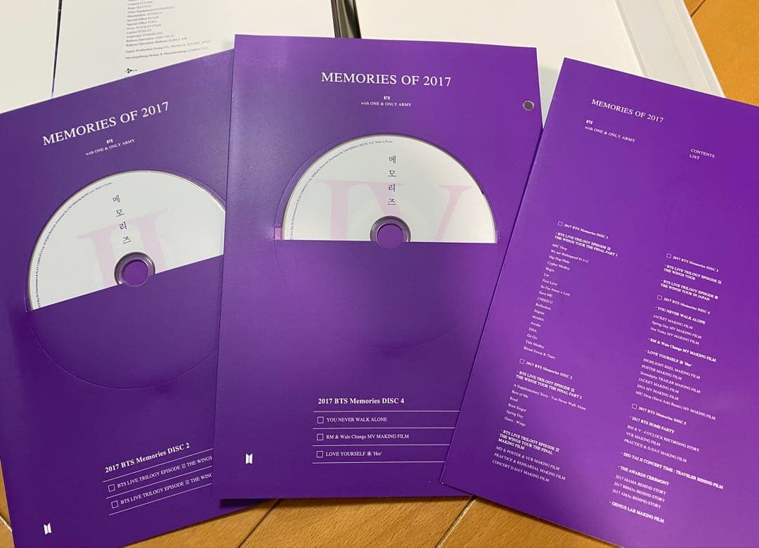 BTS Memories まとめ売り 日本語字幕付き