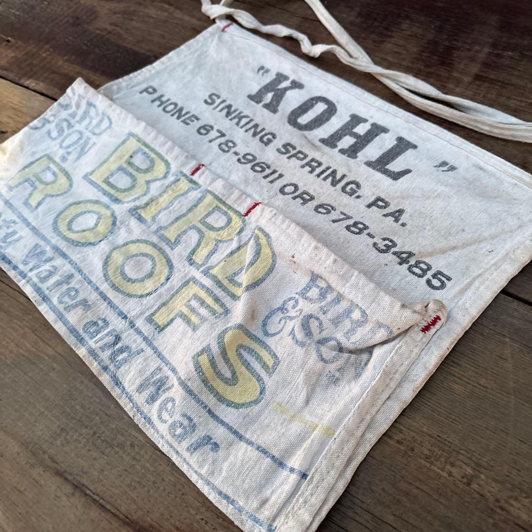 アメリカ ヴィンテージ ワークエプロン KOHL当時物