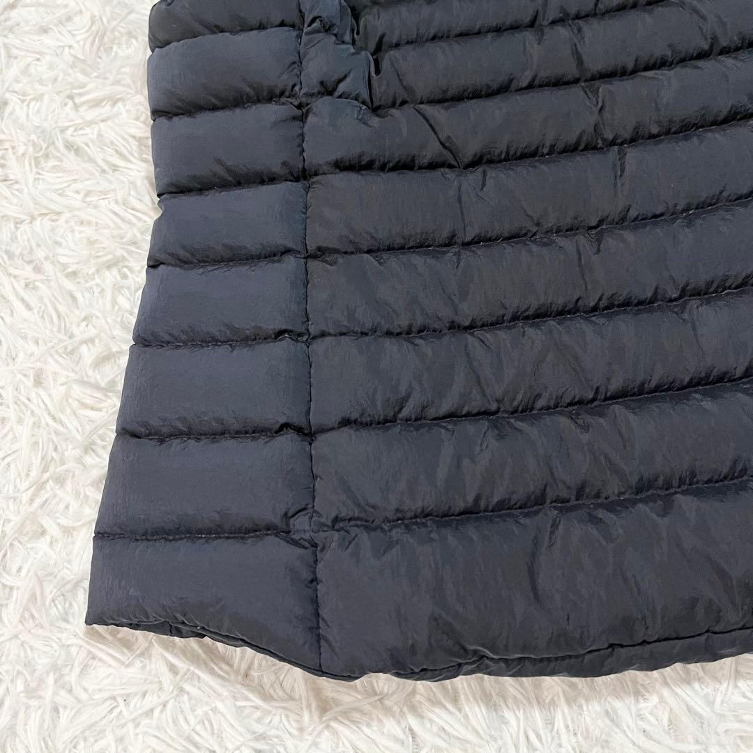 美品 タトラス オルシエラ 軽量ダウンベスト 紺　1 ラクーンファー　3way