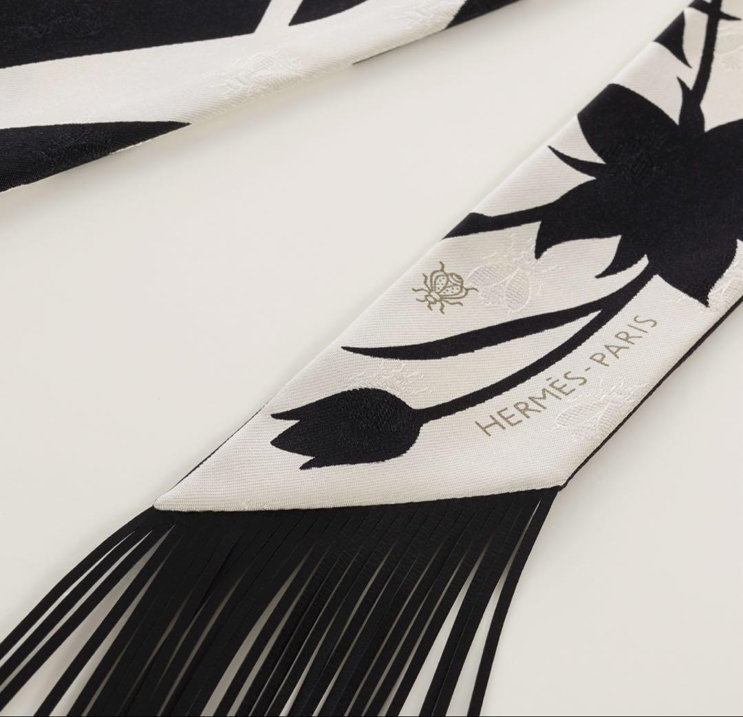 エルメス　ツイリー　フリンジ　ブケ・フィナル・アベイユ　新品未使用