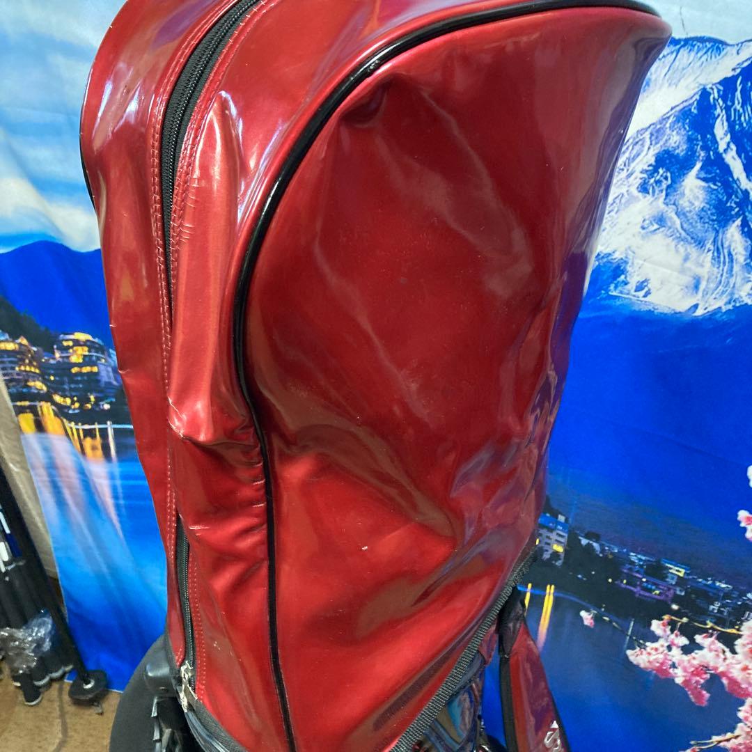 寶BU-1089 BRIDGESTONE スタンド式 キャディバッグ レッド