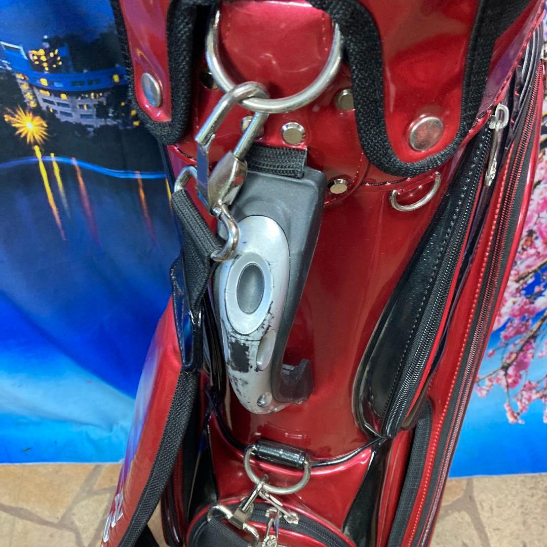 寶BU-1089 BRIDGESTONE スタンド式 キャディバッグ レッド