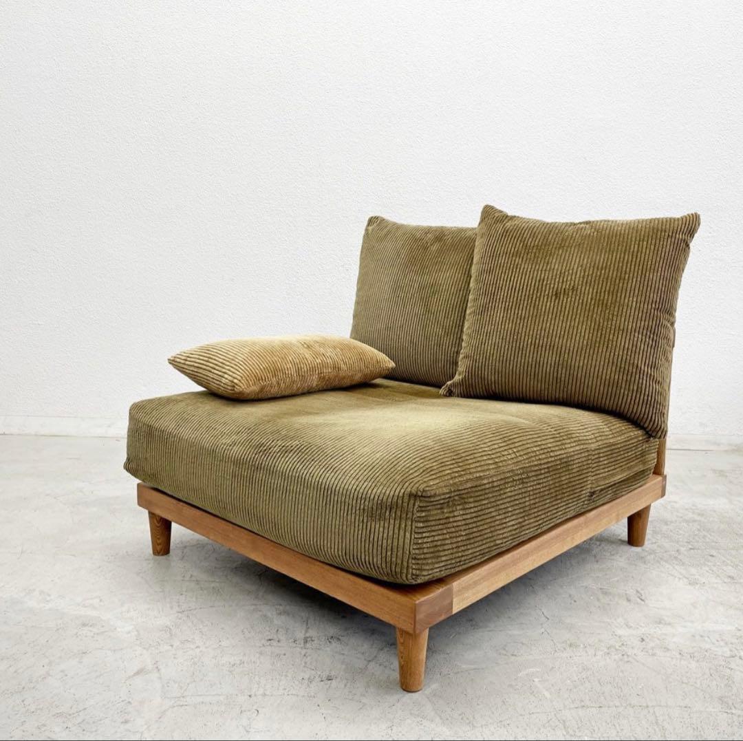 美品　【Re:CENO】AGRAソファ　1.5人がけタイプ