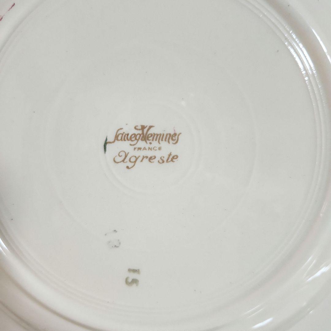フランス　サルグミンヌ　アグレスト agreste　ディナー皿　プレート　3枚