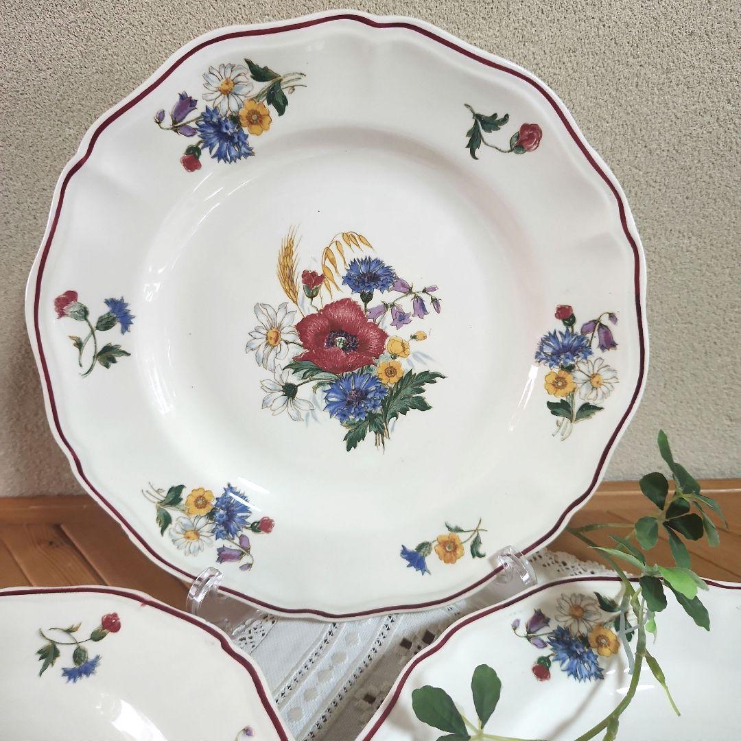 フランス　サルグミンヌ　アグレスト agreste　ディナー皿　プレート　3枚