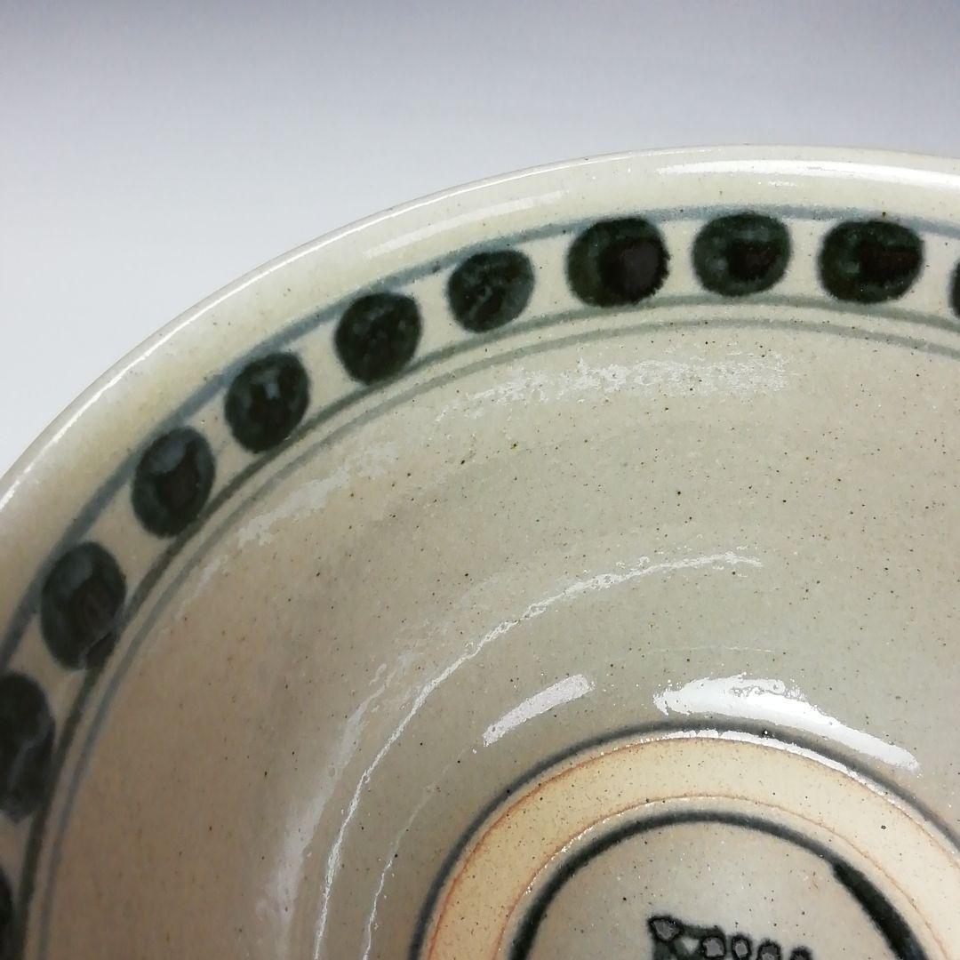 Ｓ６３６　茶碗　『安南写七賢人絵』『陽炎園　膳所焼』　共箱　抹茶碗　茶道具