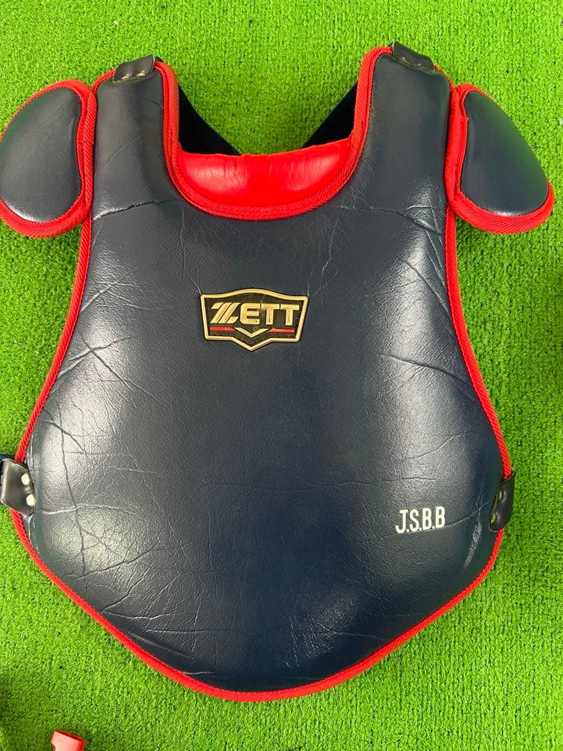 ZETT ジュニア用　キャッチャー防具　セット　小林型　少年軟式