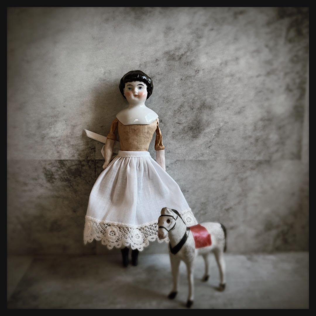 レアアンティーク　 チャイナヘッドドール ビスクドール