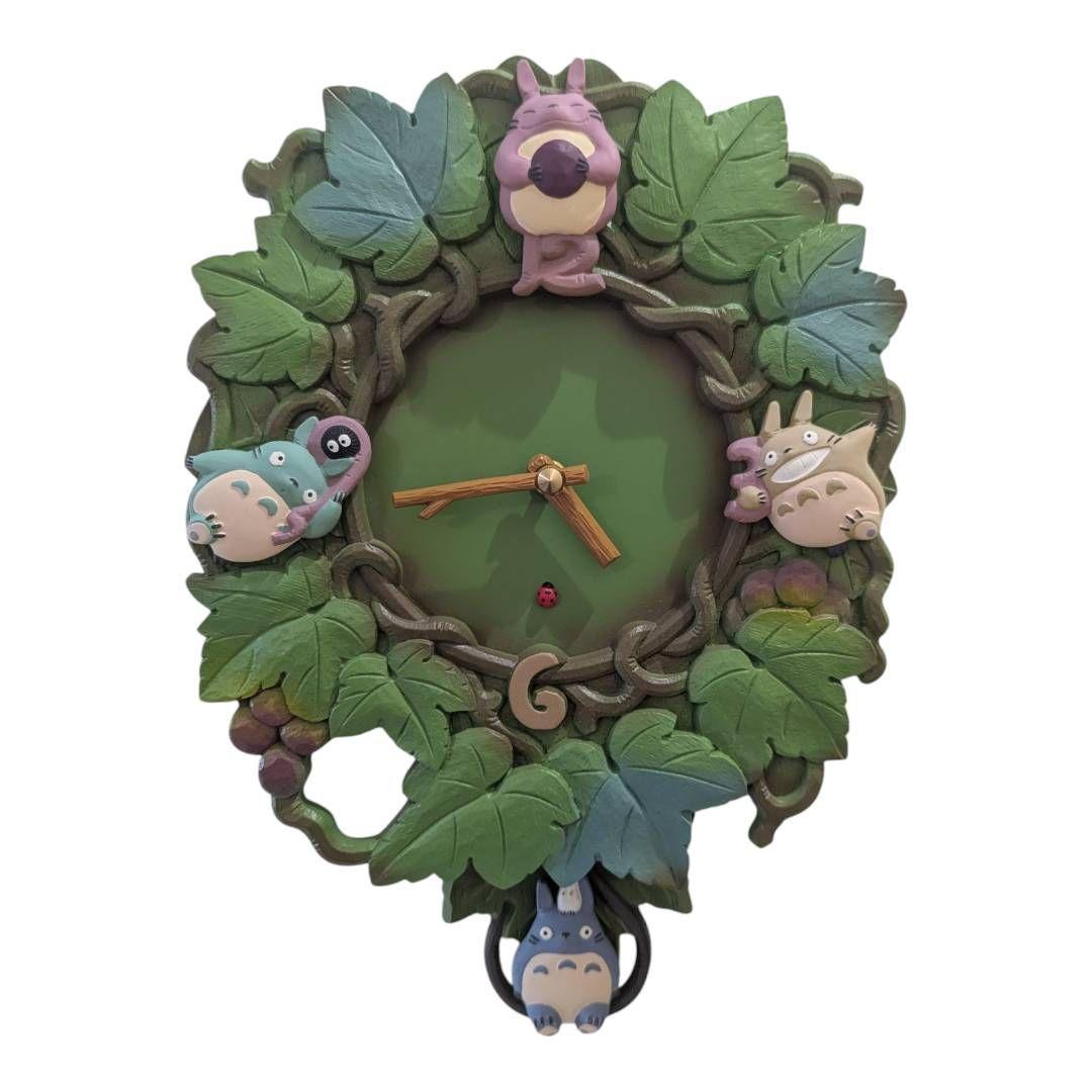 廃盤品レア✨稼働確認済み ジブリ となりのトトロ 振り子時計 4MP730-M