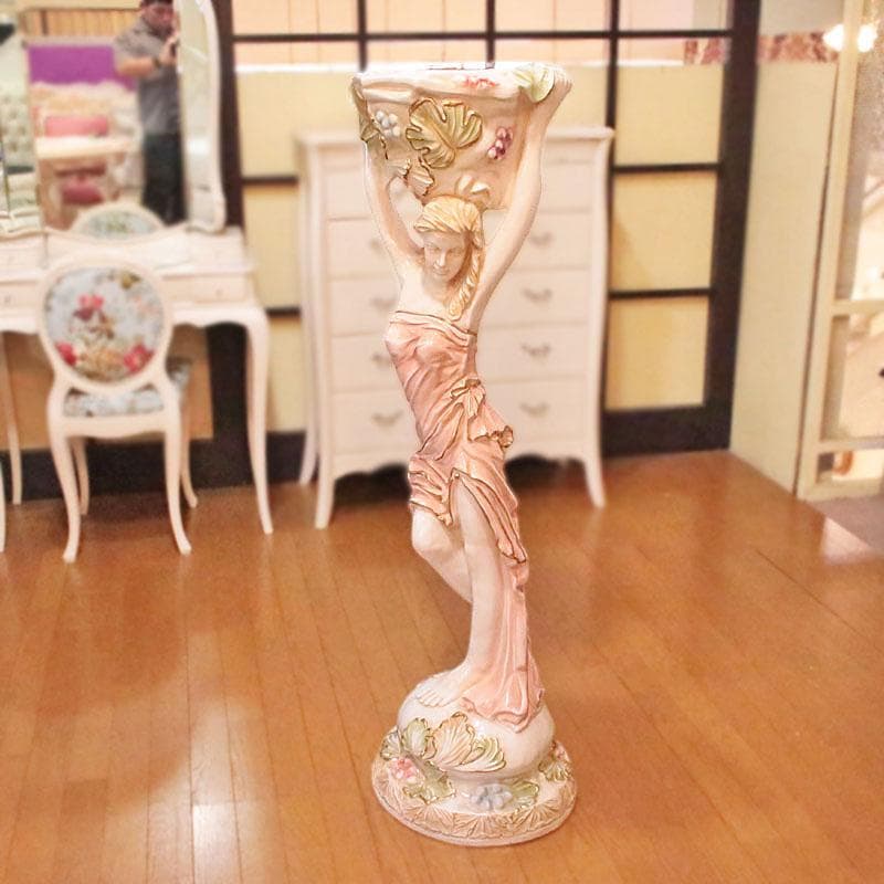 ヴィーナス像 プランター スタチュー ロココ クラック仕上げ 223-296