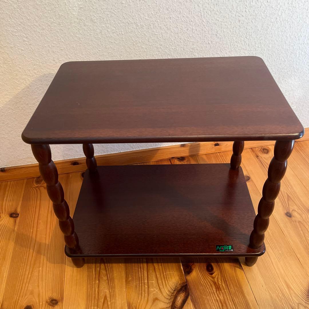 Najiko ナジコ　昭和レトロ　ビンテージ　サイドテーブル　飾り棚　2段ラック