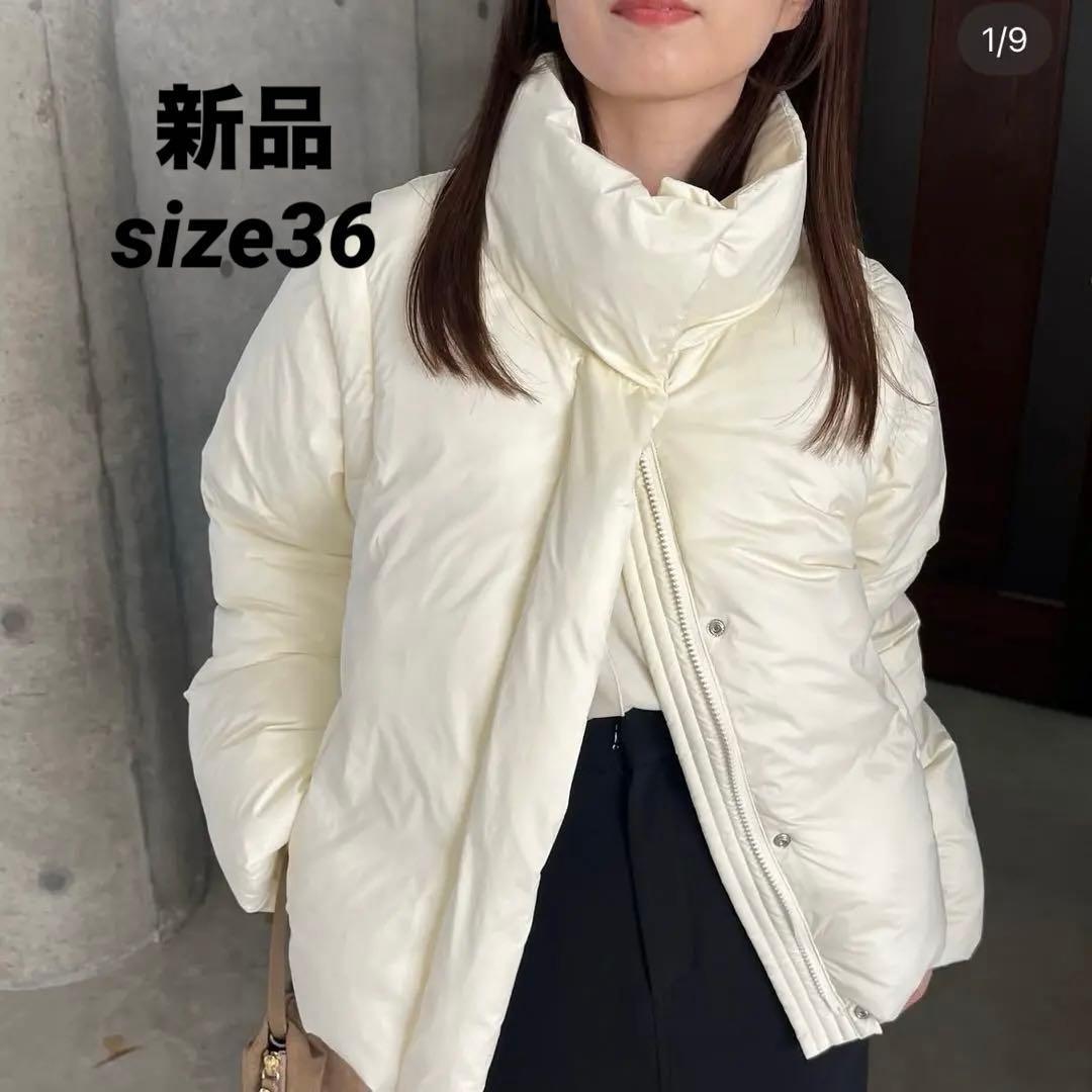 新品CAPRICIEUX LEMAGE 2WAY中綿パフジャケット ベストS白