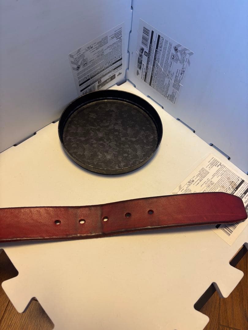 Vintage Works ワインレッド ベルト 35/89