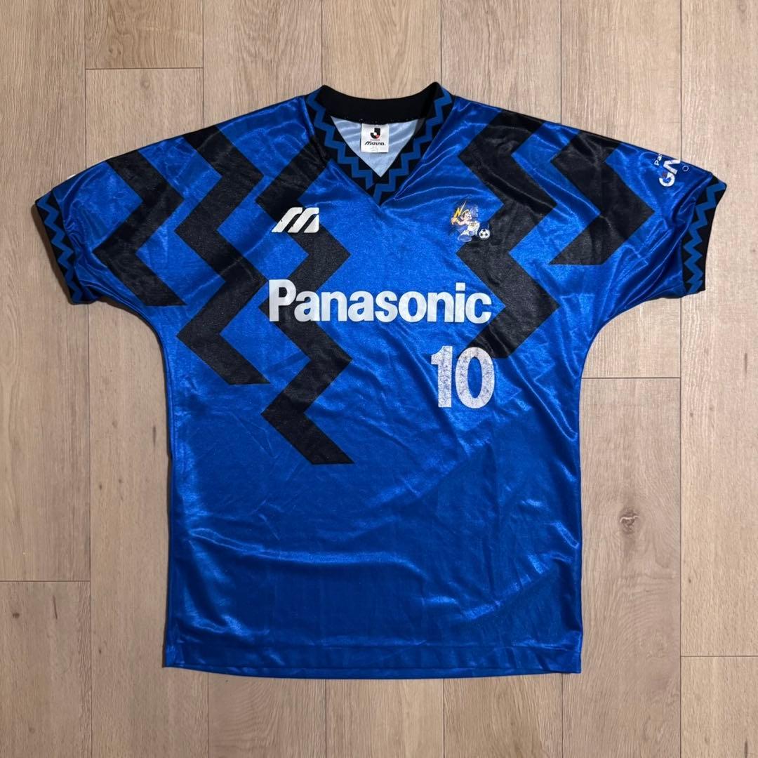 1993〜1994年 ガンバ大阪 ホーム ユニフォームサイズO 礒貝洋光 10番