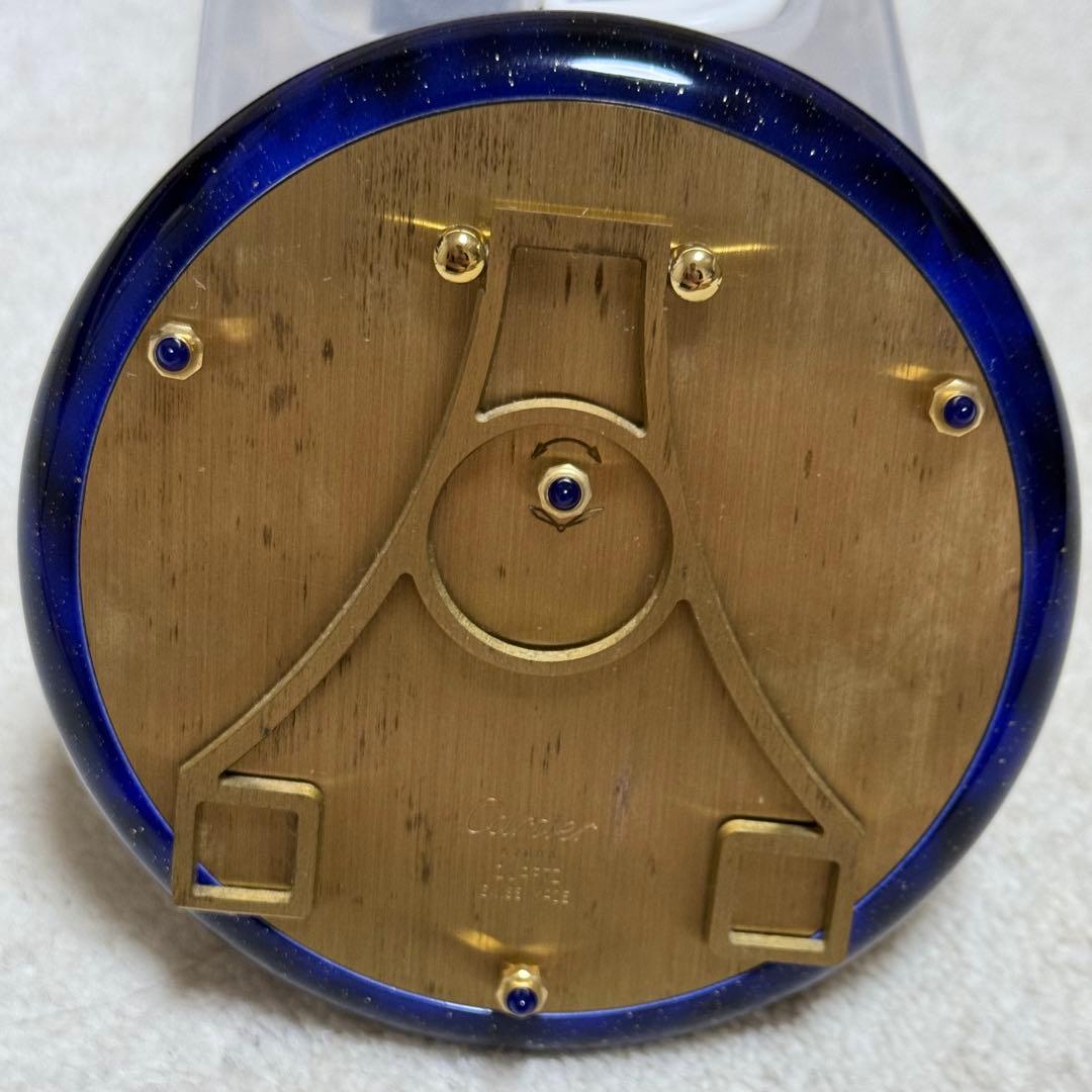 Cartier カルティエ　ラピス　クォーツ QUARTZ 置時計　動作確認済