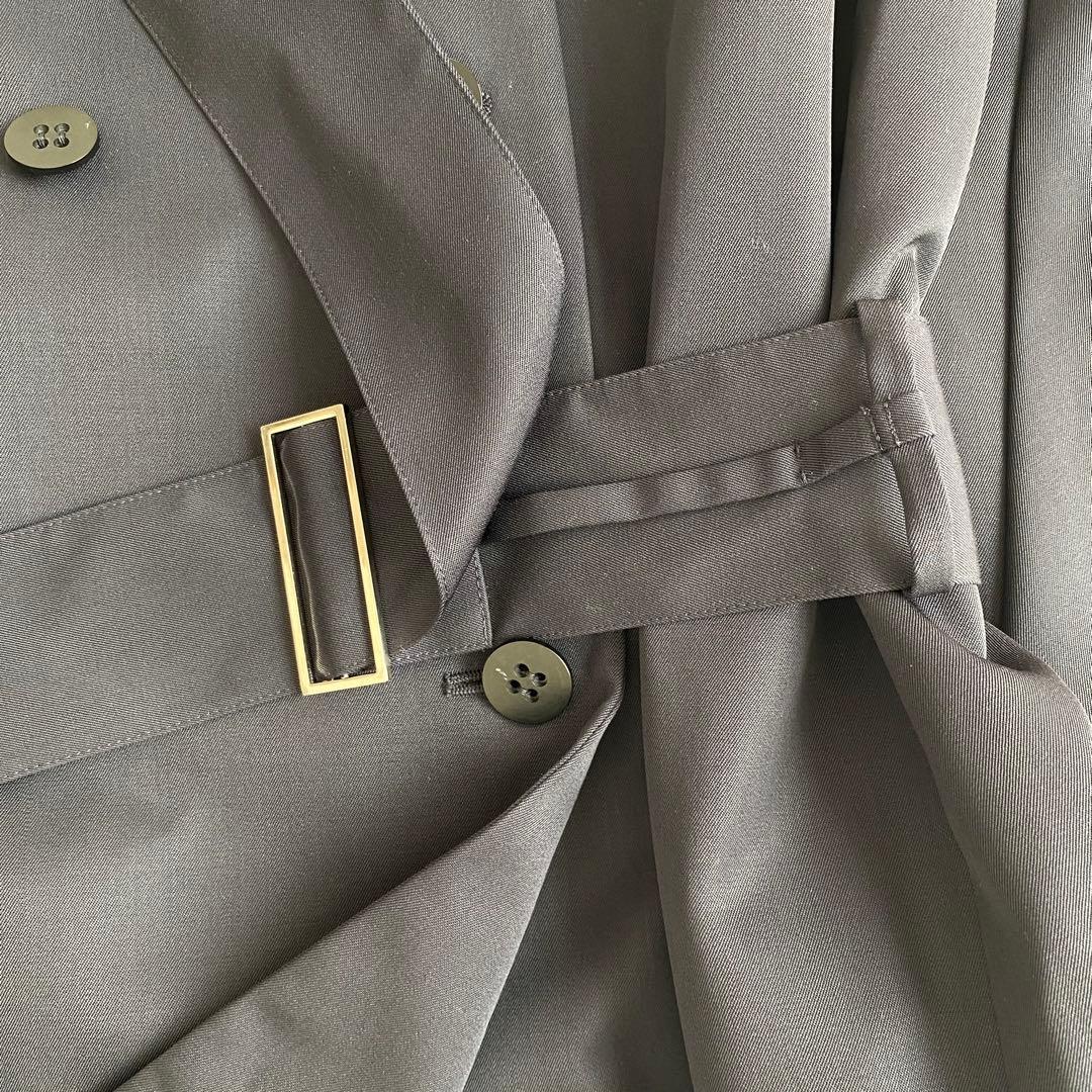 名作　OVERCOAT オーバーコート　トレンチコート　ネイビー