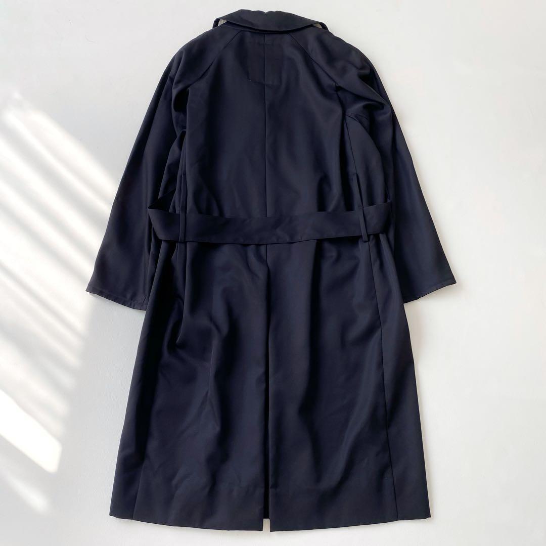 名作　OVERCOAT オーバーコート　トレンチコート　ネイビー