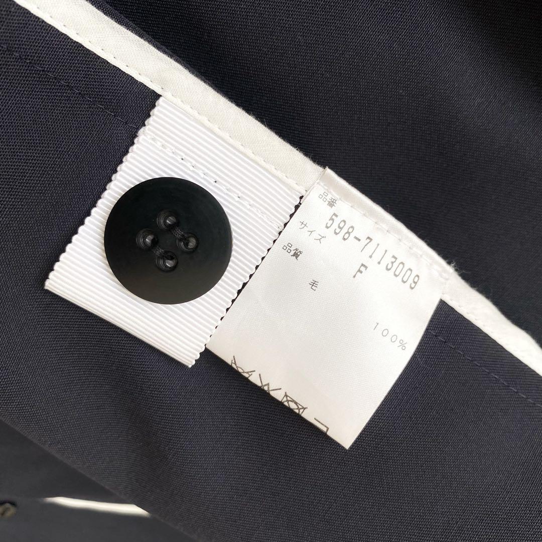 名作　OVERCOAT オーバーコート　トレンチコート　ネイビー