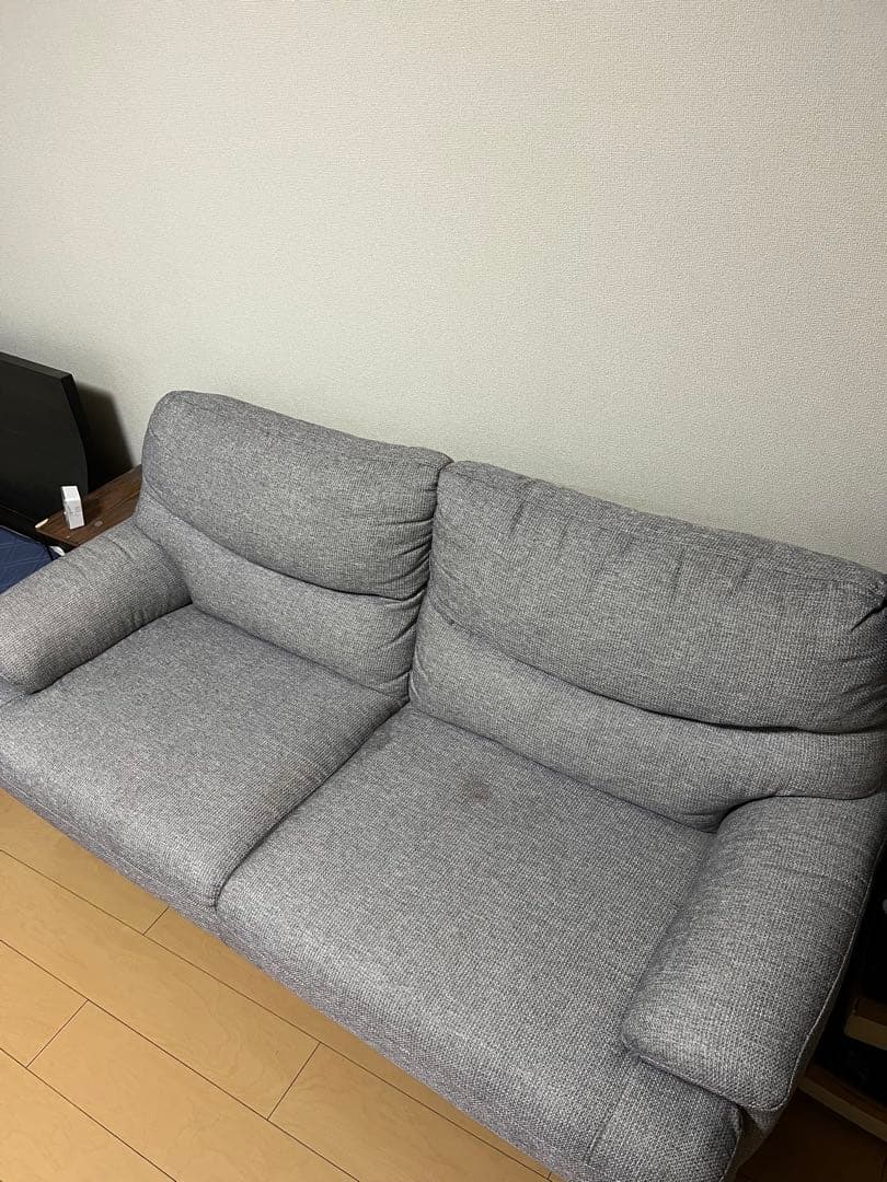 ニトリ3人掛けソファ　2022.1購入　真岡市引き取り限定