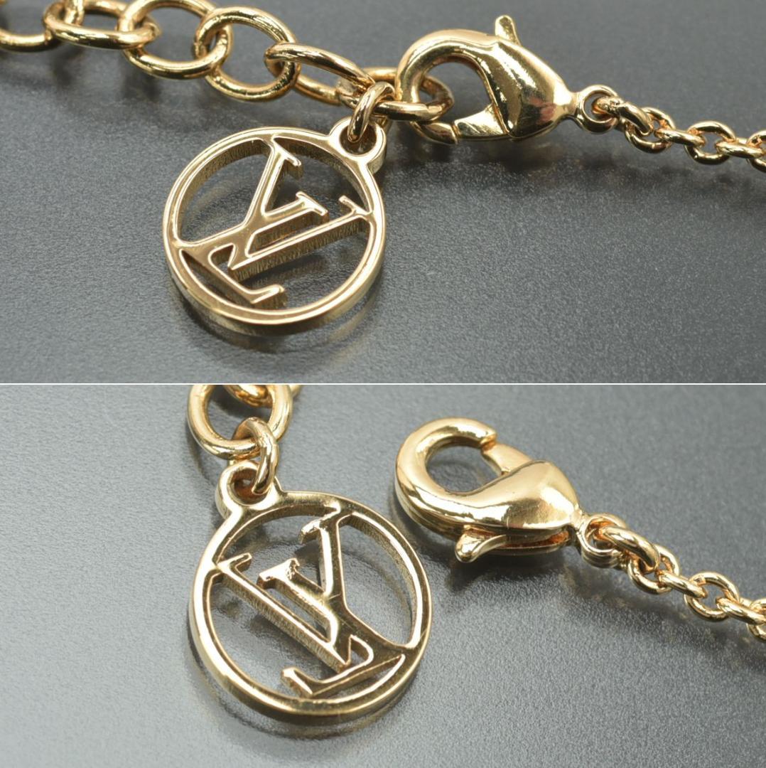 美品◇ルイヴィトン ブレスレット エセンシャルV M00858 ゴールド 箱付き