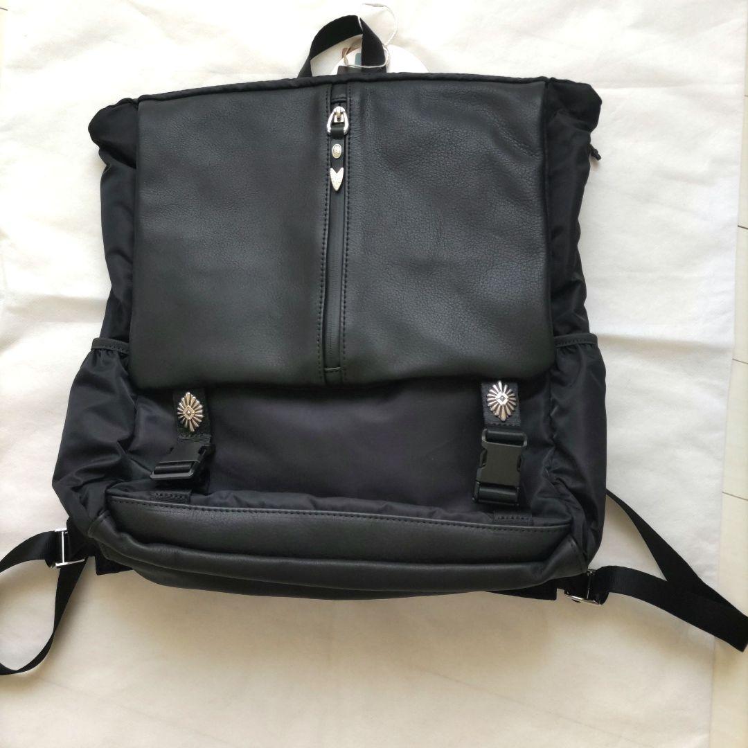 新品未使用【BURLAP OUTFITTER×ear】メタルパーツジップリュック